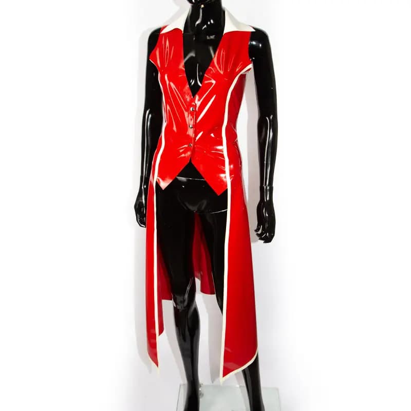 Bolero-Trenchcoat mit Besatz
